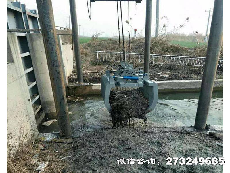 康縣液壓格柵抓斗清污機(jī)